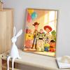 Disney Diamond Painting 5D DIY Full Circle Diamond Painting Kit Home Bedroom Wall Decor Crafts Toy Story Woody Buzz Jessie Rex Piggy Alien Potato