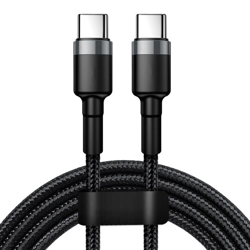 Dual Type-C 120W Fast Charging Cable for Apple, Huawei Laptops & Cars