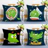 Cute Cartoon D-Duolingos Pillow Case Silky elegant Comfort Sofa Bed Invisible zipper Beach pillowcase