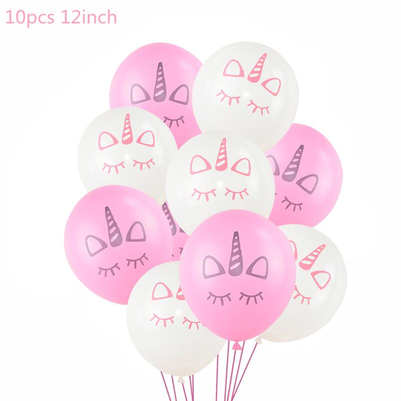 1 Set Einhorn Partyballons Geburtstagsballon Einhorn Dekoration Latex Konfetti Ballon Geburtstagsfeier Dekoration Ballons Kinder
