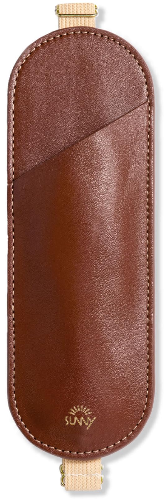 

Iroha Publishing SUNNY FLAT PEN SLEEVE Brown Pencil Genuine Leather L-LSLP-S-01 Case,