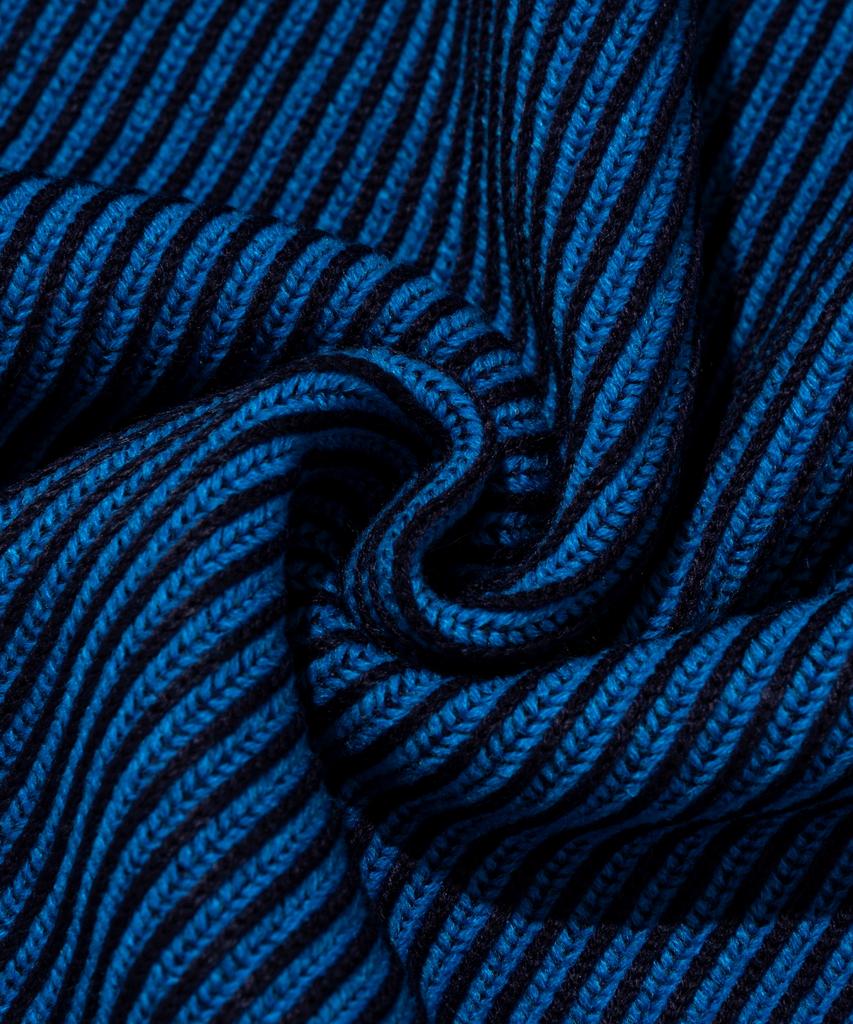 CARGOBROS Filling Two-Tone Over Round Knit (Blue)