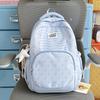 Schoolbag Korean ins wind backpacking travel lightweight niche design sense student schoolbag female sweet cute backpack summer