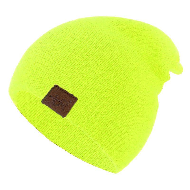 1 Pcs Unisex Beanie Hat Casual Beanie For Men & Women Warm Soft Knitted Hat Stylish Plain Daily Winter Hat