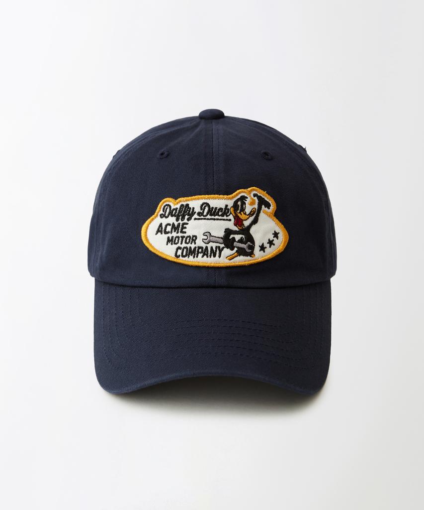 OUTSTANDING [Looney Tunes] Cotton Ball Cap(Daffy Duck)_Navy