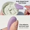 Double Head Silicone Face Mask Brushes Facial Pore Cleaner Brush Mud Film Applicator Women Cleaning Tools Skin Care Tools