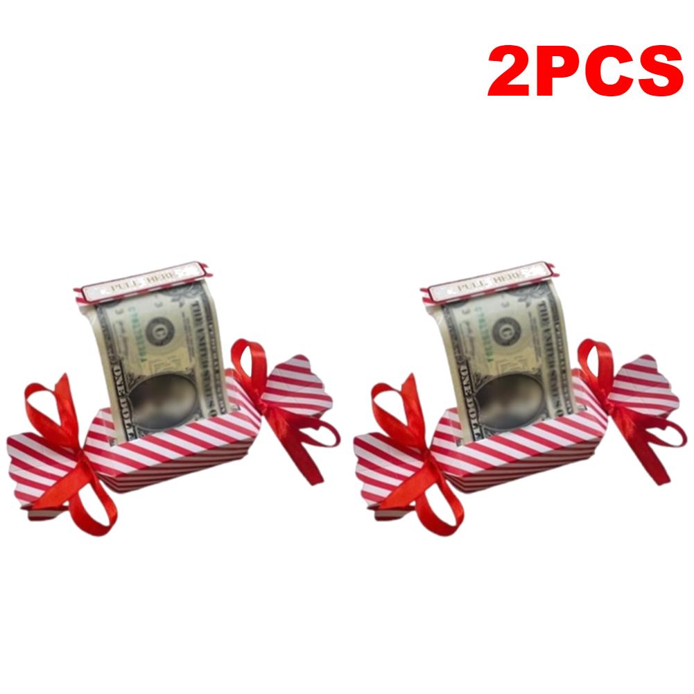 Christmas Surprise Money Pull Out Pouch DIY Cash Gift Pull Pouch Xmas Party Gifts Money Box Birthday Money Box For Cash Gift