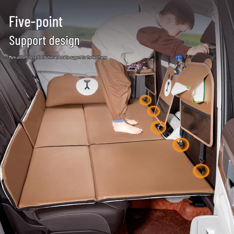 Foldable Car Rear Seat Air Mattress for Sedans & SUVs
