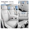 Compatible Leapmotor LAFA5 Seat Covers: Full Coverage Perforated Leather Cushions for All Seasons, Fits 26 Models