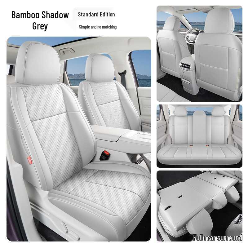 Compatible Leapmotor LAFA5 Seat Covers: Full Coverage Perforated Leather Cushions for All Seasons, Fits 26 Models