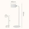LED Table Lamps Charging Touch Double Sided Circular Desktop Decorative Magnetic Wall Light Three Color Dimming Table Light