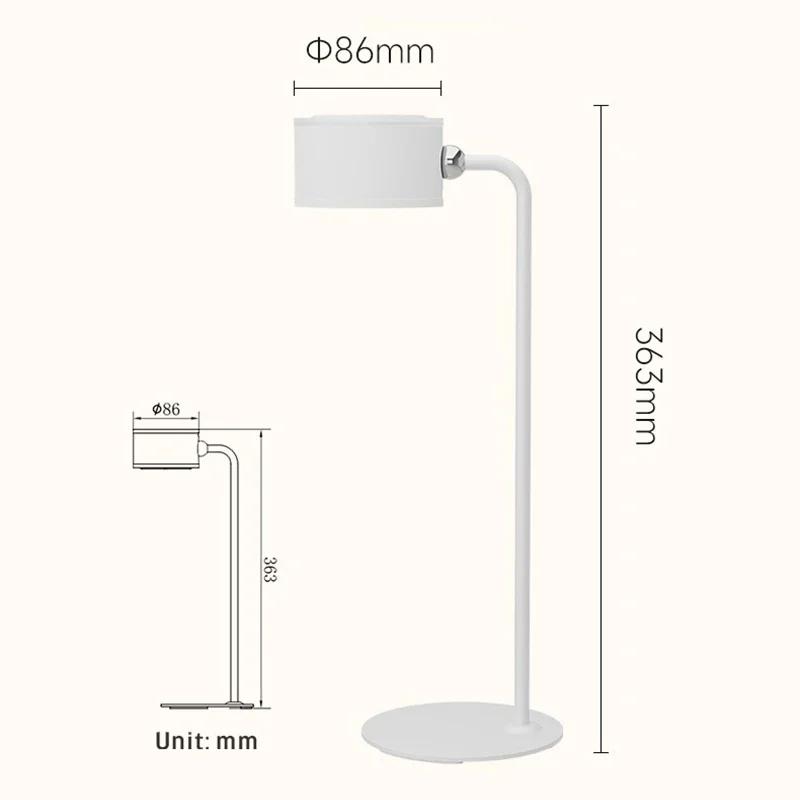 LED Table Lamps Charging Touch Double Sided Circular Desktop Decorative Magnetic Wall Light Three Color Dimming Table Light