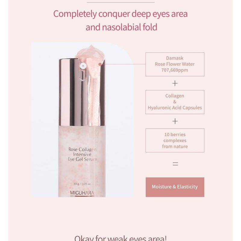 MIGUHARA - Rose Collagen Intensive Eye Gel Serum