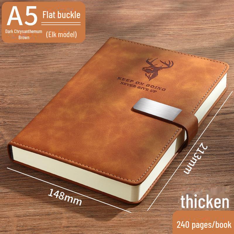 Customized A5 Thickened Notepad with Creative Buckle and Logo for Business