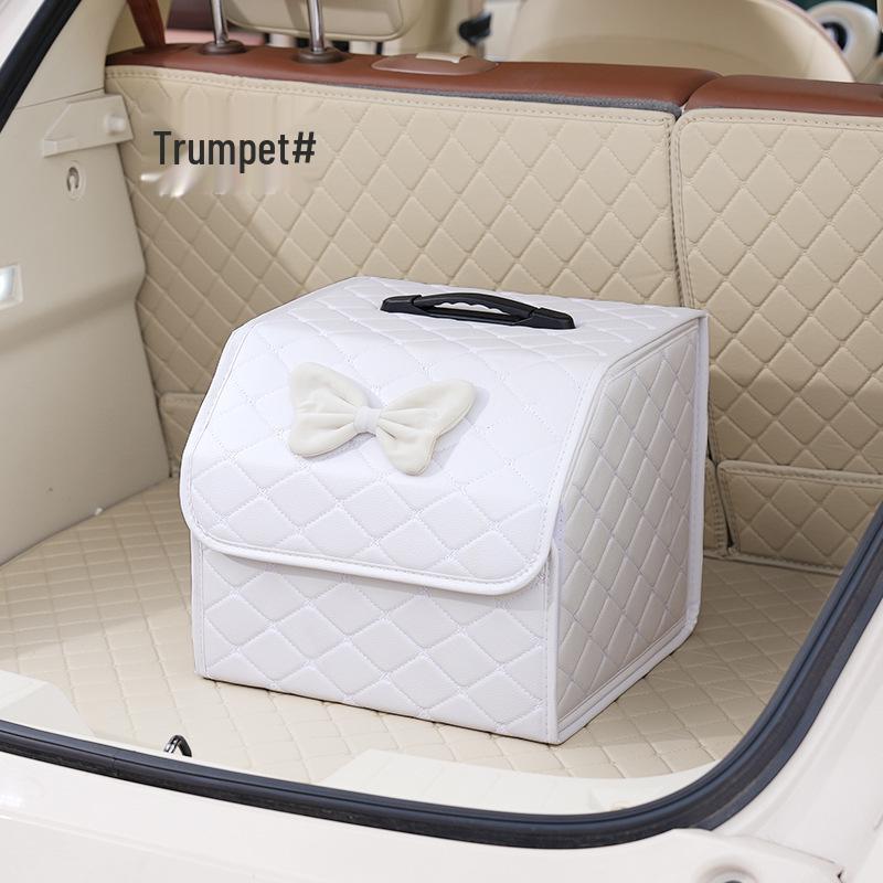 Leather Multi-Function Folding Car Trunk Storage Box