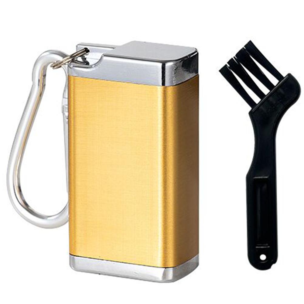 Mini Portable Ashtray Aluminum Alloy Outdoor Cigarette Holder Rotating Lid Cigarette Ashtray Fireproof for Outdoor Travel