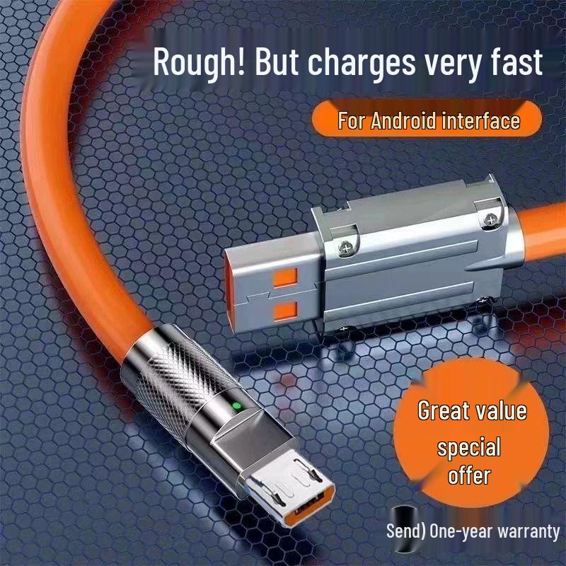 Ji Ke Line Fast Charging Android Cable for Huawei, OPPO, Xiaomi, Vivo, Meizu
