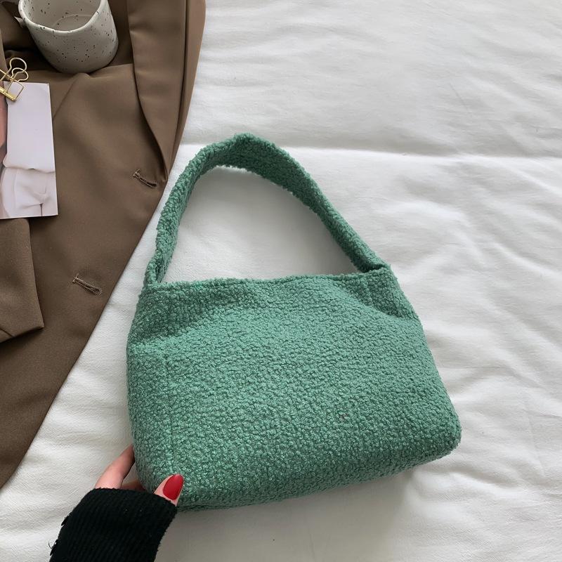 

Shoulder Plush Bag For Women Trendy Stylish 2023 Fashionable Small Square Bag