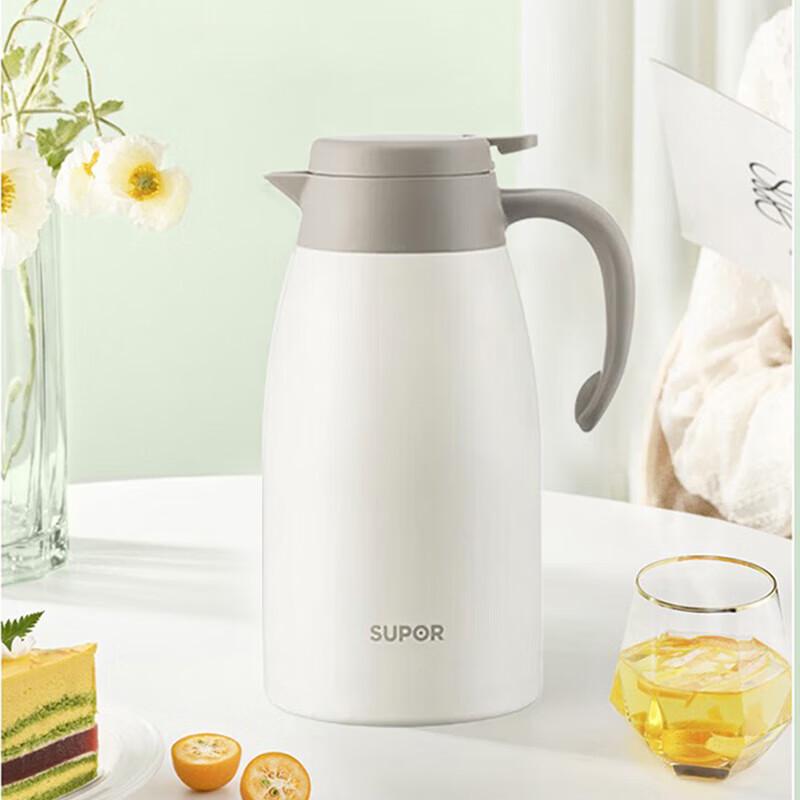 Термос-термос Supor 2 л из нержавеющей стали с вакуумной изоляцией