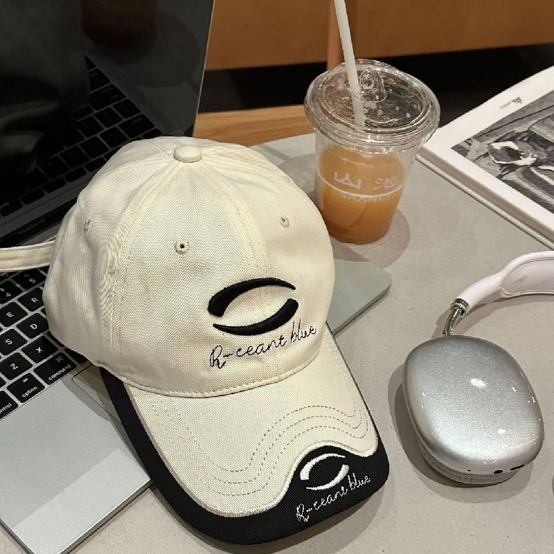 Rceant Stylish Pattern Baseball Cap Cotton Embroidered Sunshield Fashionable