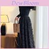 Wool Blend Fringe High Waist Maxi Skirt Set For Casual Spring Summer Wear