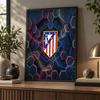 Atletico Madrid Diamond Painting Kit 5D Full Drill DIY Diamond Mosaic Wall Art Home Decor