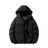 Men's and Women's Same Winter Loose Hooded American Padded Jacket Thickened Couple Solid Color Padded Jacket