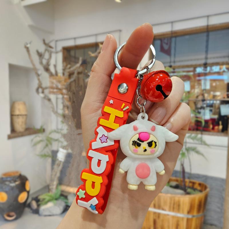 Neuer Cartoon Baby Dreijähriger Schlüsselanhänger Puppenanhänger Internet-Berühmtheit Niedliche Tasche Kleines Geschenk Autoschlüsselanhänger