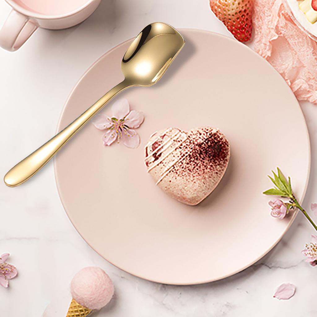 Cheap Household Highgrade Frosted Stainless Steel Multifunction Dessert Spoon Joom