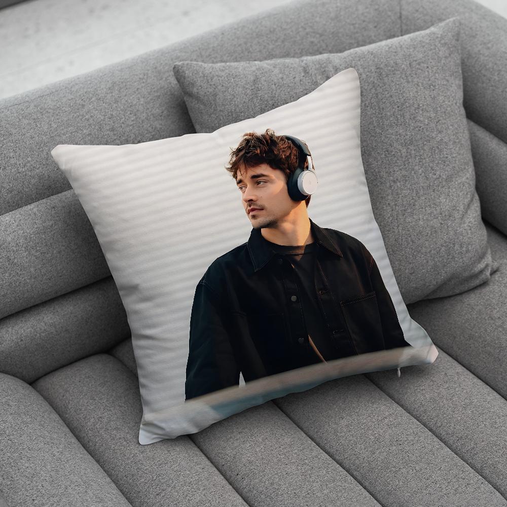 F1 16 CCharles LLeclerc Pillow Case Soft Cushion Cases for Farmhouse Sofa Decor Home Decorations and Protector