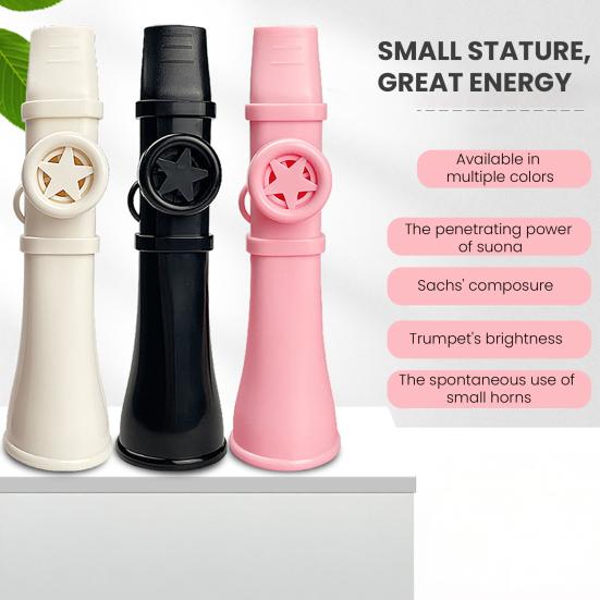 

Пластиковый казу с ремешком для детей и взрослых, простой в освоении казу синий