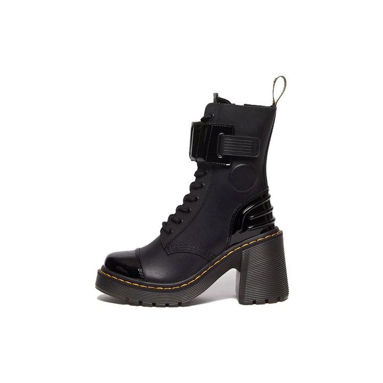 Dr. Martens Leather Outdoor Warm Short Boots Women boots Black 31006001