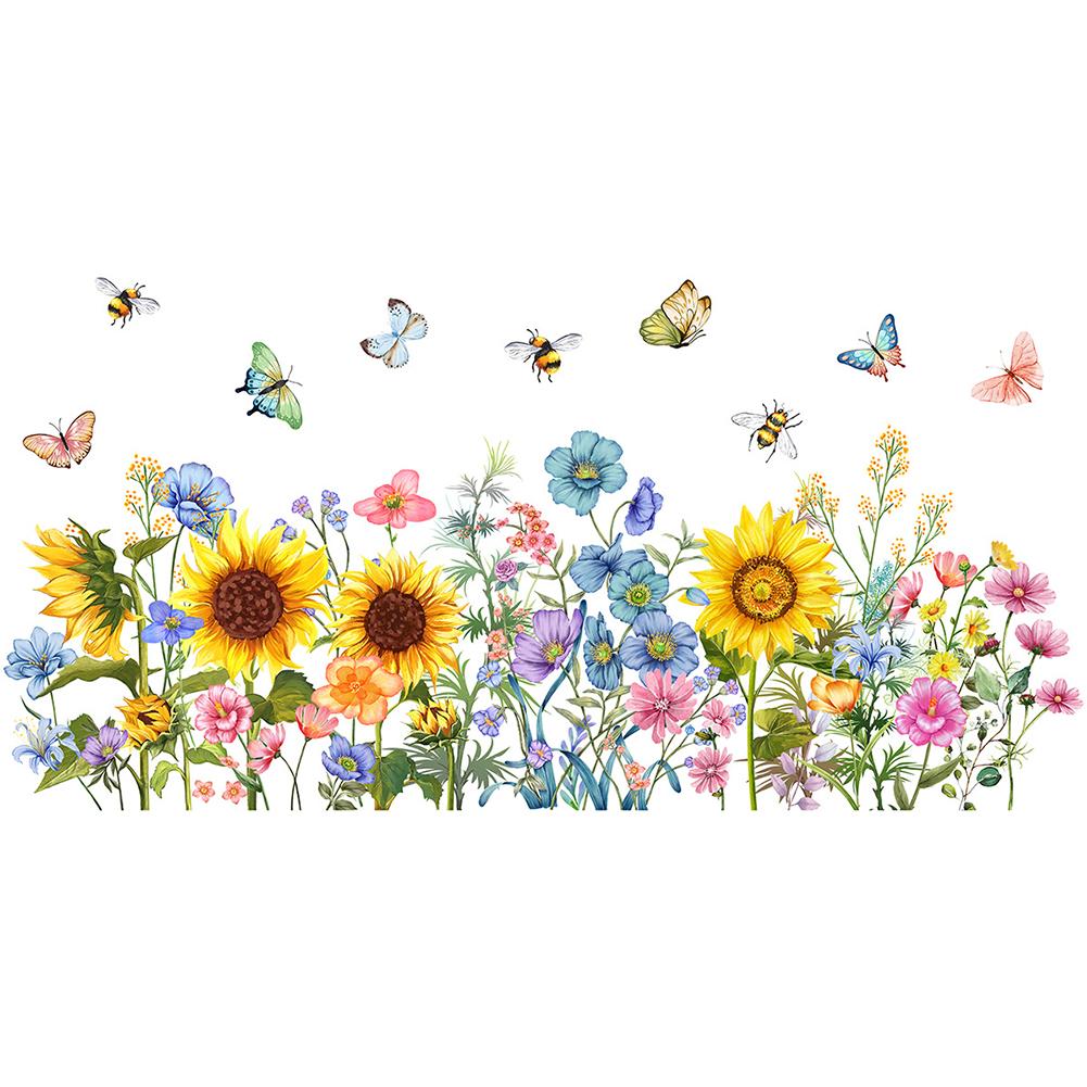 

1set Wall Sticker 30*60cm Botanical Butterfly Decal