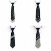 Rhinestone Pearls Tie Black Decoration Shirt Tie Temperament Hand-beaded Long Necktie  Students