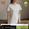 Maoren Women's Slim Fit Cotton Short Sleeve T-Shirt