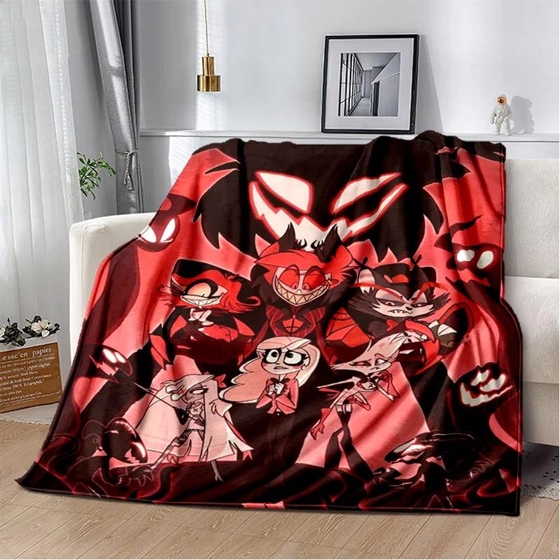 Helluva Boss Blitzo Adult Animation Soft Plush Blanket,Flannel Blanket Throw Blanket for Living Room Bedroom Bed Sofa Picnic Kid