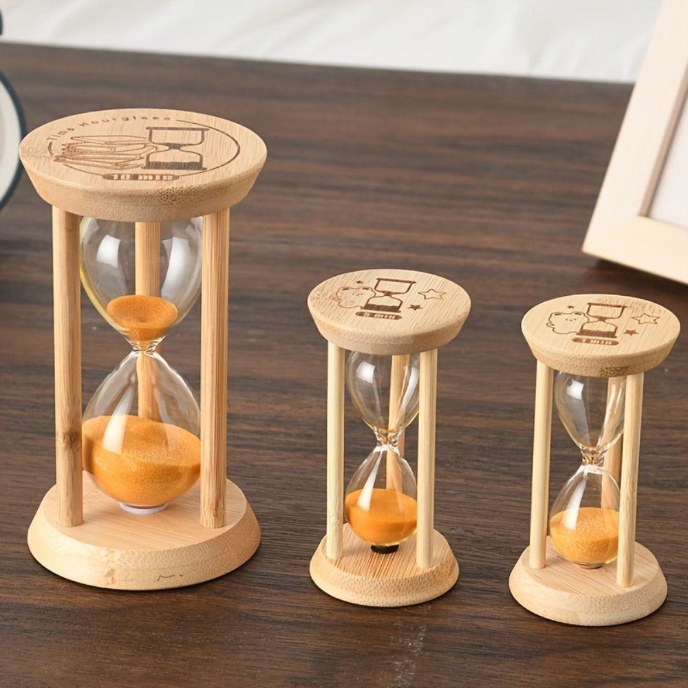 Creative Fluorescent Hourglass 1/10 Minute Decorative Sand Clock Luminous Sand Timer  Office