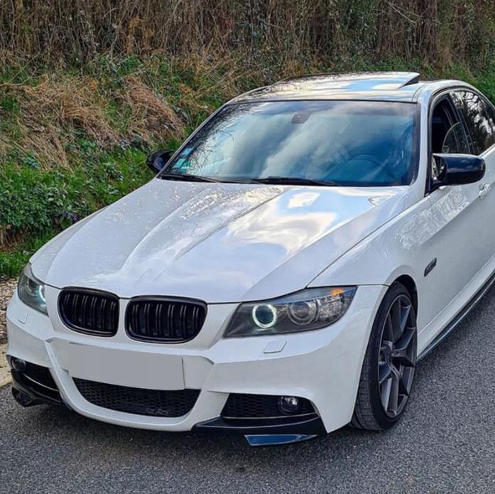 Splitter Flaps Czarny Dla Bmw E90 E91 2009-2013 Lift Lci Dokładka M Pakiet