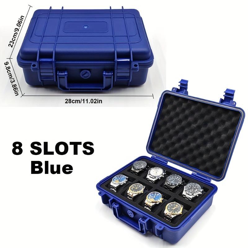 1pc Watch Storage Box, PP Material, Holds 4/8 Watches, Waterproof Dustproof, Great Gift for Valentine's/Father's Day/Christmas