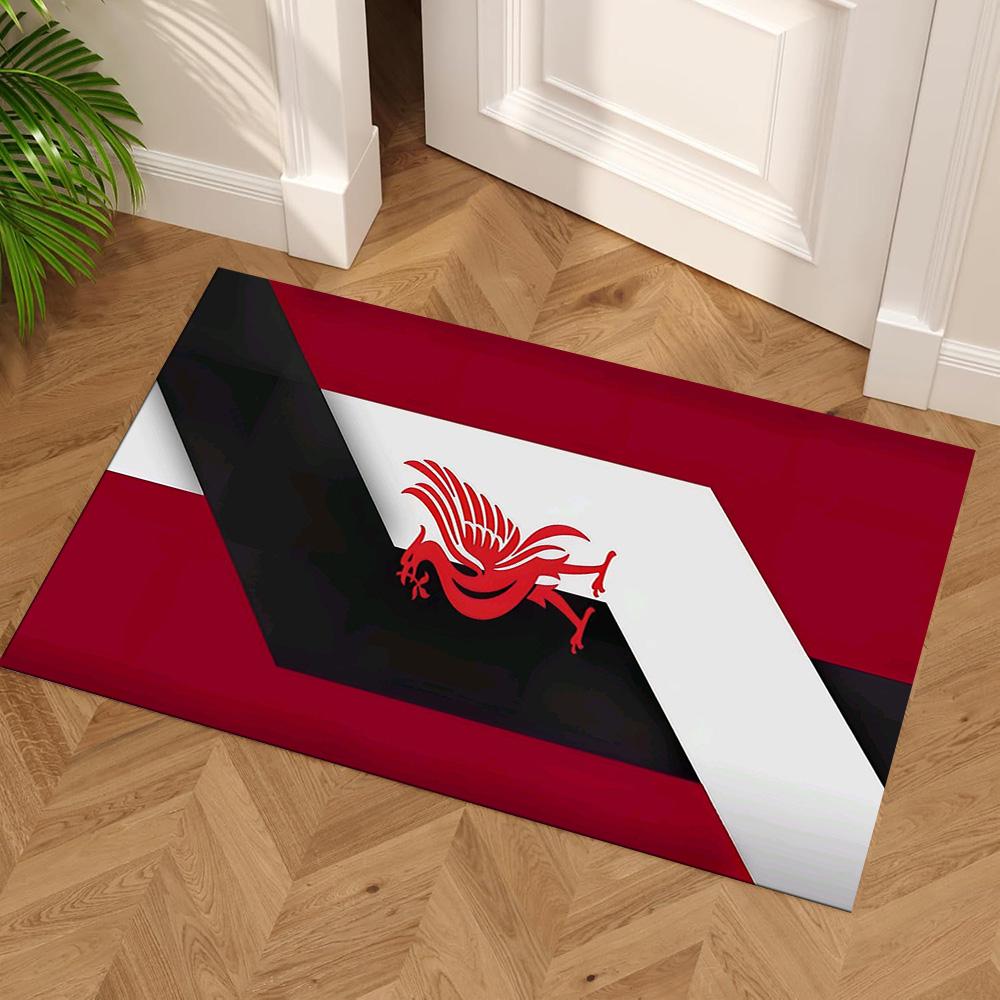 Liverpool Area Rug Suitable for Living Rooms Balcony Dining Room Entryway Antislip Carpet Anime Office Decor Wedding Party Gift