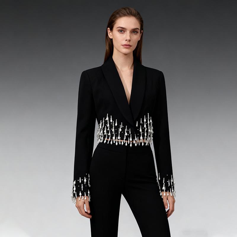 

2026 Spring Fashionable Women s Versatile Suit Jacket - European & American Commuting Style S