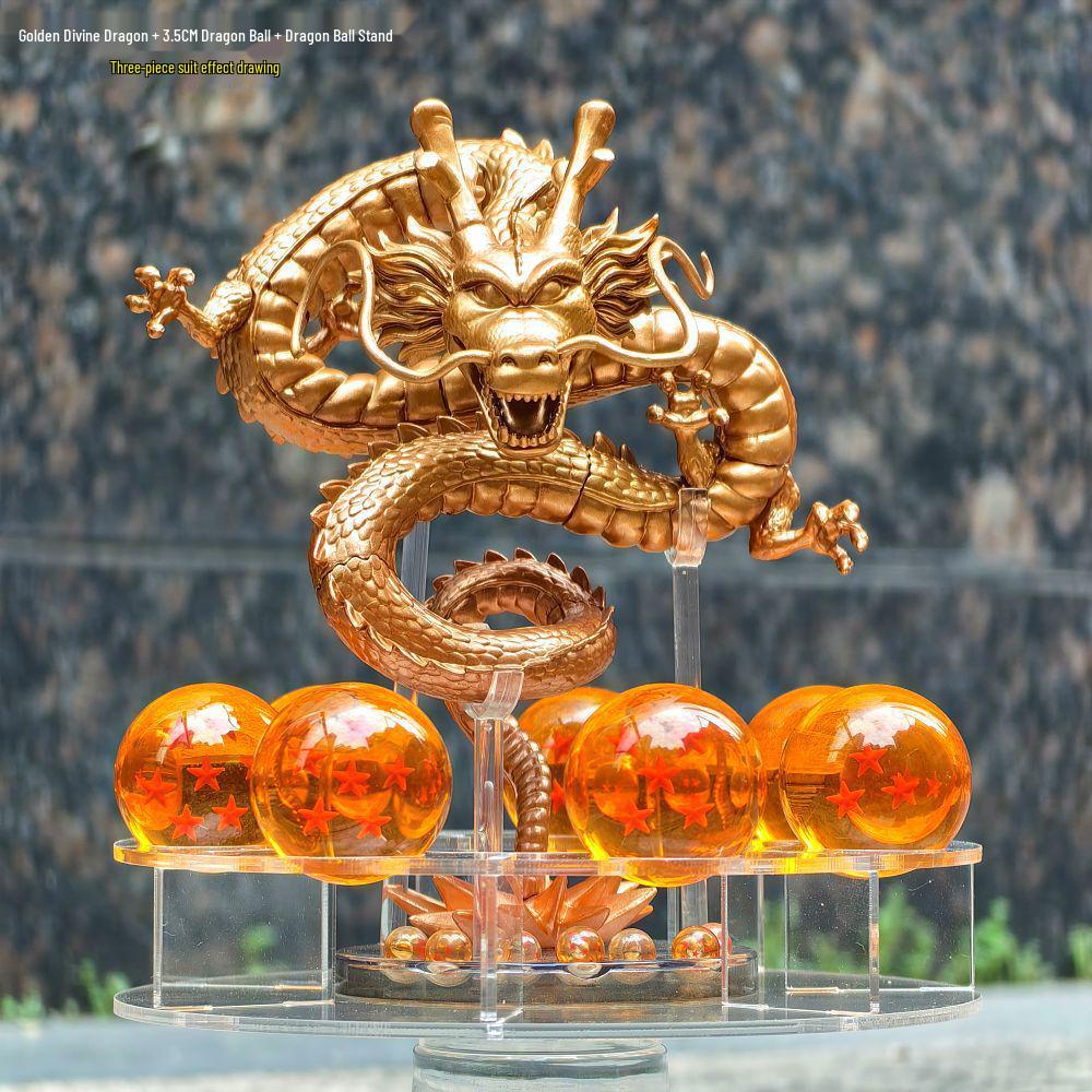 

Набор моделей «Сцена с Шенроном и Хрустальным шаром из Dragon Ball» с подставкой для загадывания желаний