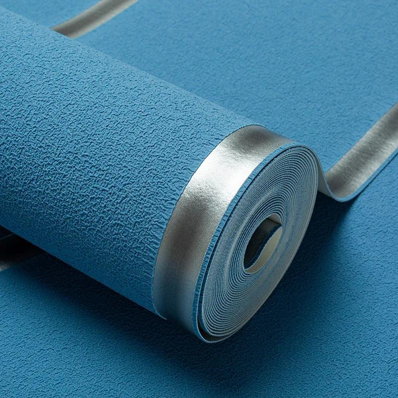 

Оксамитові шпалери під оленячу шкіру в горизонтальну смужку Вітальня Спальня Смугаста плівка для стін телевізора 3D рельєф Потовщені шпалери 0.53mx2m