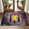 Aston Villa Football Design Crystal Velvet Rug Soft Decorative Mat for Bedroom Entrance