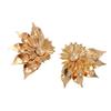 Exaggerated Jewelry, Asymmetrical Three-dimensional Heavy-duty Flower Earrings