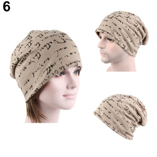 Men's Women's Fashion Hip-Hop Warm Winter Cotton Letter Ski Beanie Skull Cap Hat
