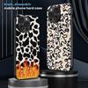 Cow print cteative painting art pattern Phone Case For iPhone 16 15 14 13 12 11 Plus Pro Max Limited Black hard case Sheepskin