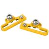 2Pcs Bike C Clamp Brake Pad Aluminum Alloy Extension C Caliper Adapter Brakes for Road BicyclesGold