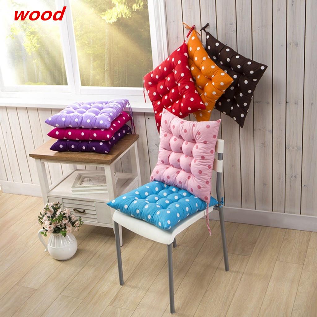 Buy 8 Colors Durable Polka Dot Chair Cushion,Garden Dining Home Office