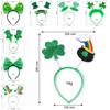 Patricks St Day Green Clover Hair Band Elf Hat Clothing Accessories Department
